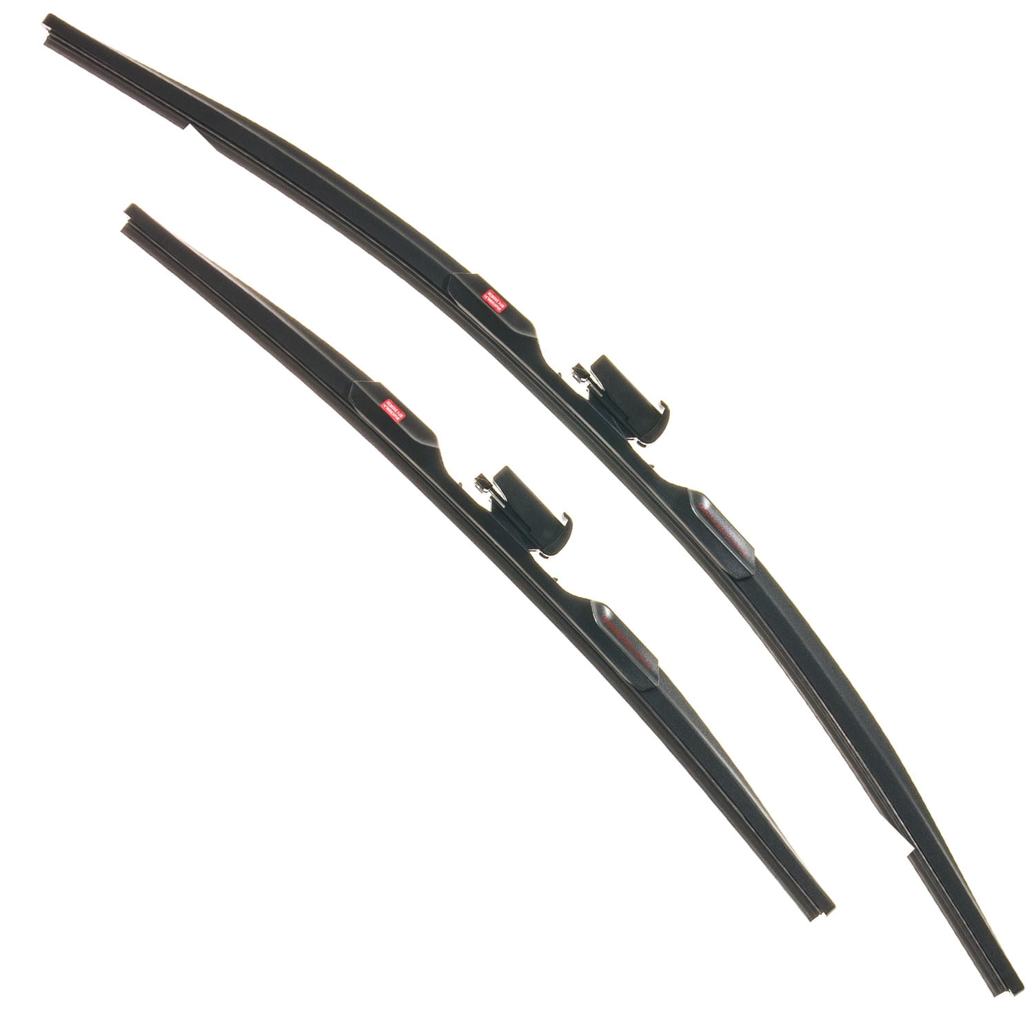 PowerClear by PowerStop – PCK-2417-3 - Front 24" + 17" Windshield Wiper Blade Set, Top Lock For GMC Terrain, Chevrolet Equinox [Model Specific]