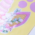 thumbnail image 2 of Unicorn Eyelash Wall Decal, Creative Modern Self-Adhesive Paper Mural Sticker, 2 of 5