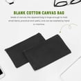thumbnail image 4 of 15 Piezas Bolsa de Lona Negra en 8,3X4,7 Pulgadas Almacenamiento con Cremallera para PapeleríA Estuche LáPices Grafiti Diy Regalo, 4 of 10