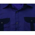 thumbnail image 6 of Atasi Men's Pathani Style Purple Men's Long Kurta Punjabi Ethnic Shirt-X-Large, 6 of 8