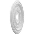 thumbnail image 2 of 22"OD x 3 1/2"ID x 1"P Cole Thermoformed PVC Ceiling Medallion (Fits Canopies up to 6"), 2 of 4