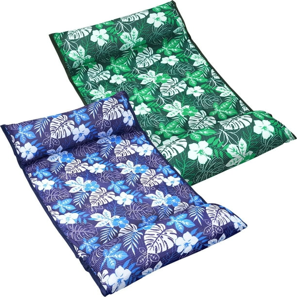 Set de flotadores para piscina, hamaca inflable WERNNSAI para adulto, 2 unidades