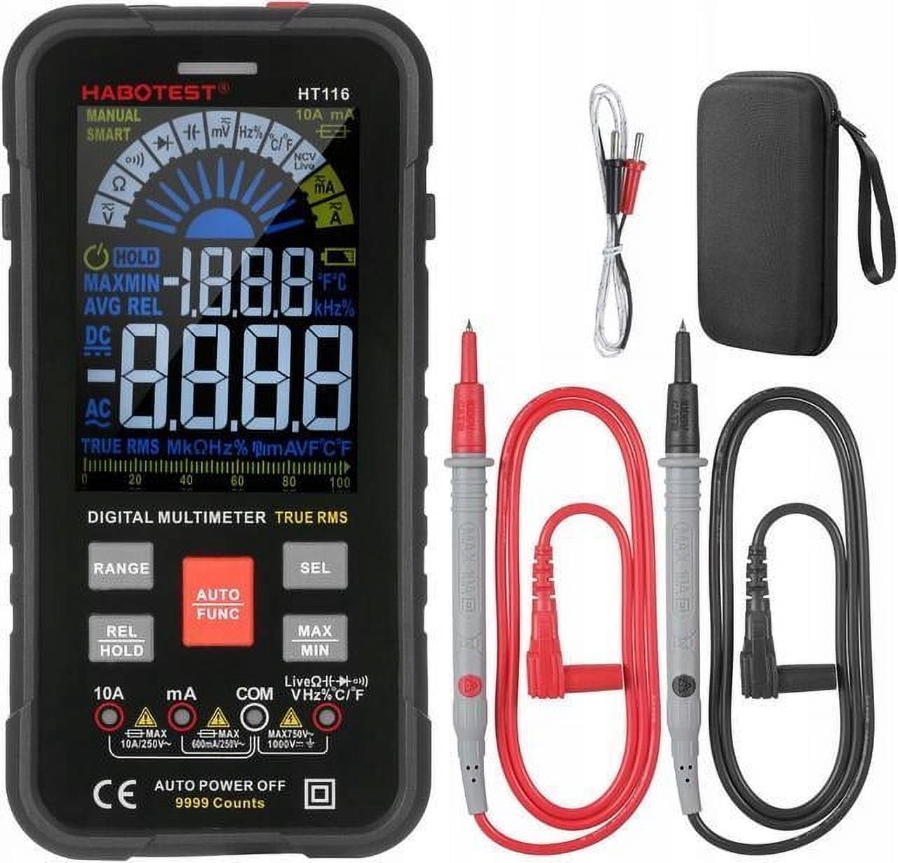 S10 Intelligent Digital Multimeter High precision Anti Burn Fully Automatic