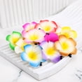 thumbnail image 3 of GOOHOCHY 12 pinzas para el pelo de plumeria, flores hawaianas, accesorios de verano, 3 of 8