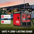 thumbnail image 4 of PowerSmart Portable Powered 3600W,Usb Output, Low Noise Quiet for Home Gas Inverter Generator EPA Compliant, 4 of 9