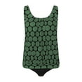 thumbnail image 4 of MKLEKYY Trajes De Baño Completo Mujer Women High Waisted Bikini Sexy Push Up Two Piece Swimsuits Vintage Swimsuit Two Piece Retro Ruched High Waist Print Bikini Set 2058, 4 of 5