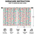 thumbnail image 2 of Blackout Kids Curtains,Pioneer Flower Floral Print Pattern Childrens Insulated Curtains Set Of 2,Bedroom Essentials,Toddler Room Decor 42"x54", 2 of 5