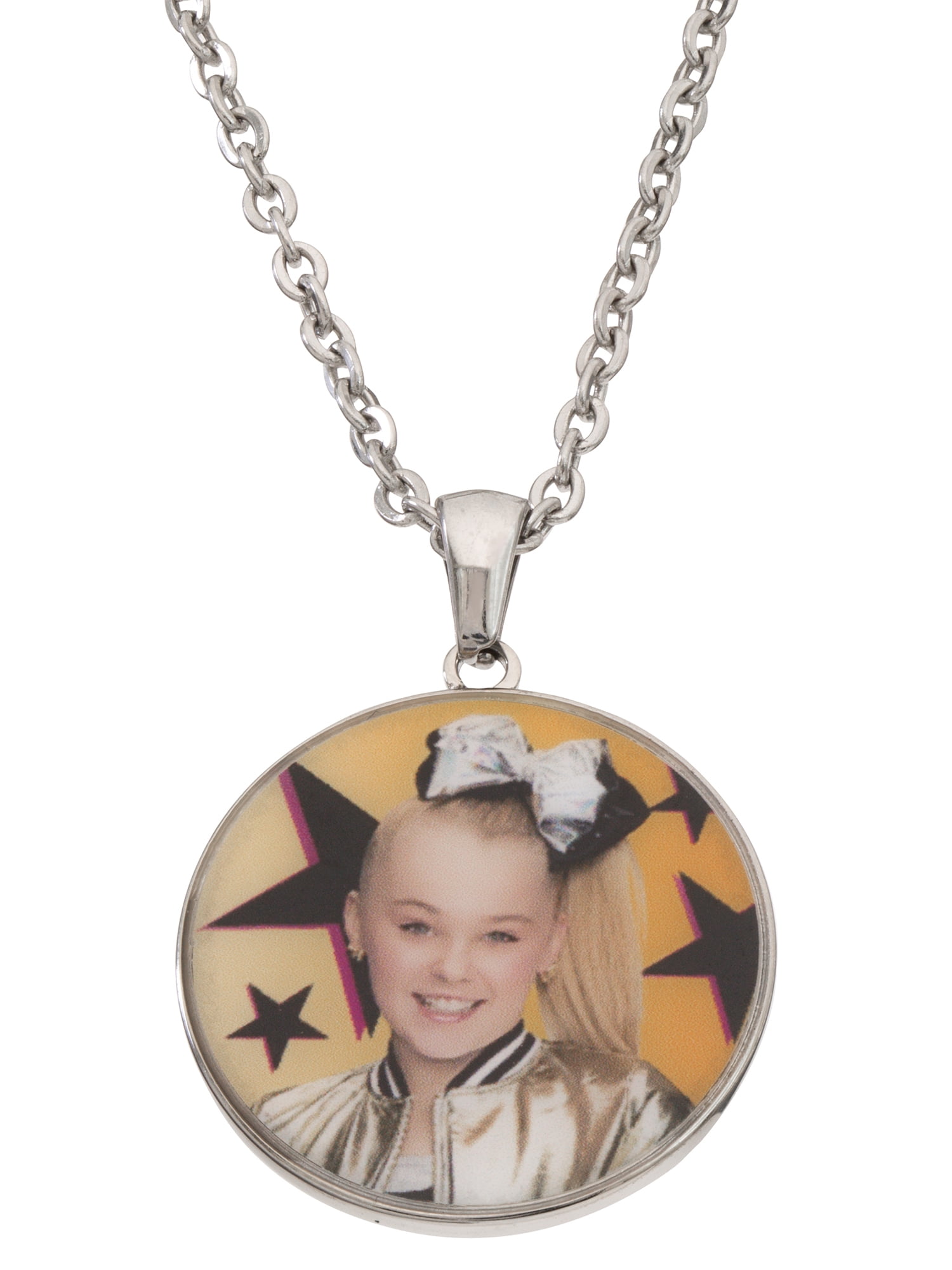 Jojo Siwa Stainless Steel Jojo Necklace, 16' +2'