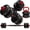Red, variant on LIFERUN Adjustable Dumbbell Set, Soft PVC Coated, 45lbs/67lbs Free Weight Set Home Gym, 4-in-1 Used as Barbell, Dumbbells, Kettlebell, Weight Plates,Red