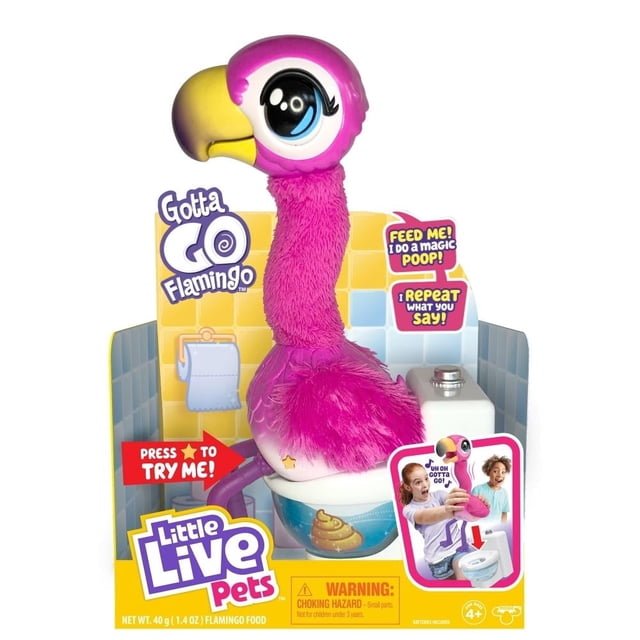 Peluche Electrónico Little Live Pets Flamingo Gotta Go