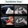 thumbnail image 5 of Tapas con logotipo del volante Bling DIY Diamond Crystal Sticker Accesorios Piezas compatibles con Hyundai Emblem Decoraciones interiores para mujeres RV, 5 of 5