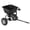 Black, variant on Broadcast Spreader 45L/100LBS Tow-Behind Lawn & Garden Broadcast Spreader