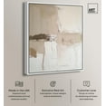 thumbnail image 2 of Subtle Earth Tones I Canvas Neutral Boho by Art Remedy, White Frame, 30 x 36, 2 of 7