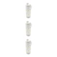 thumbnail image 3 of Monstrate Botellas de agua de plástico transparente con margaritas pequeñas, sin BPA, creativas esmeriladas Type5 NO5, 3 of 6