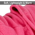 thumbnail image 5 of Deago Dog Fleece Vest Cold Weather Warm Pullover Sweater Soft Stretchy Puppy Turtleneck Coat Jacket Pet Winter Clothes for Small Medium Dogs Cats - Pink, L, 5 of 7