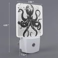 thumbnail image 2 of Rocae Abstract Ink Octopus for 0.5W Plug in Night Light, Dusk to Dawn, Bright Nightlight Auto-On/Off-US, 2 of 7