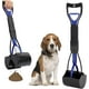 thumbnail image 1 of Pala para excrementos de mascotas, pala para excrementos, 61 cm de largo, mango dentado resistente, recogedor de residuos de perro, clip para uso en exteriores e interiores para perros y gatos, 1 of 5