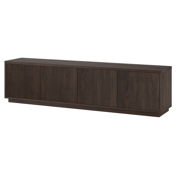 Hanson Rectangular TV Stand for TV's up to 85" in Alder Brown