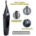 thumbnail image 3 of Mangroomer New Advanced Professional Plus+ Nose Trimmer, Ear Hair Trimmer & Eyebrow Trimmer With Bonus Light & Trimming Comb, 3 of 4