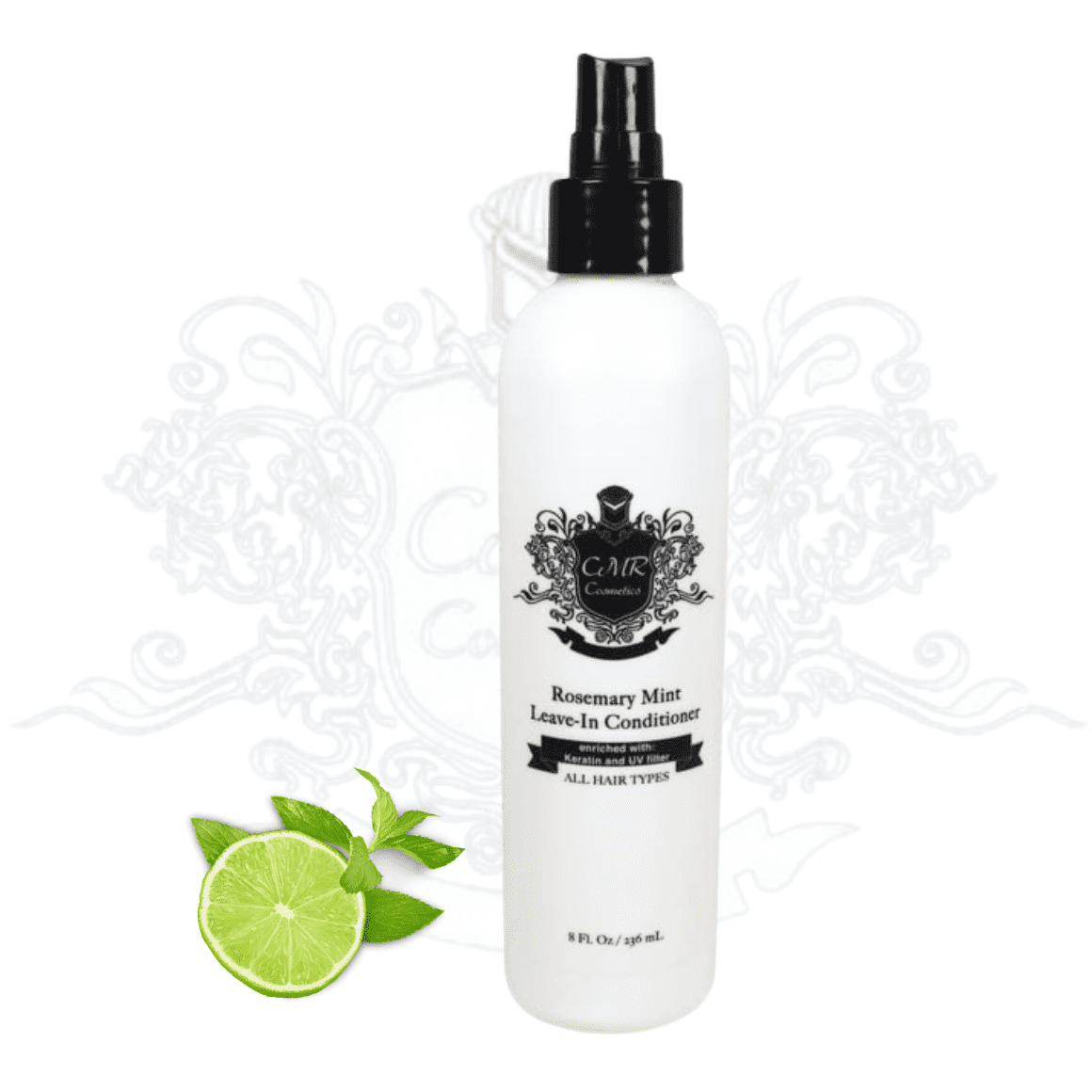 CMR Cosmetics Leave-In Conditioner with Rosemary Mint - Nourishing Hair Care for Silky, Frizz-Free Shine, Ideal for, Sulfate & Paraben-Free