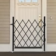 thumbnail image 5 of Miumaeov Folding Security Gate Metal Expandable Barricade Gate with Casters and Padlock Flexible Garden Fence for Garage Storefronts Parking Lots, 5 of 13