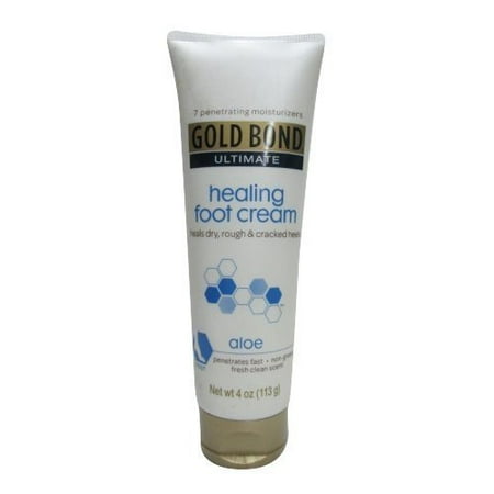 Gold Bond Ultimate Healing Foot Cream, 4 oz (Best Heel Cream For Cracked Heels)
