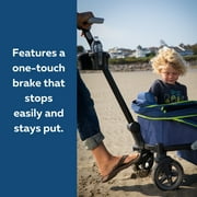 Gladly Family Anthem2 All-Terrain 2-Seater Wagon Stroller, Rugged Wheels, Removable Canopy, Foldable, Forest Adventure Bundle