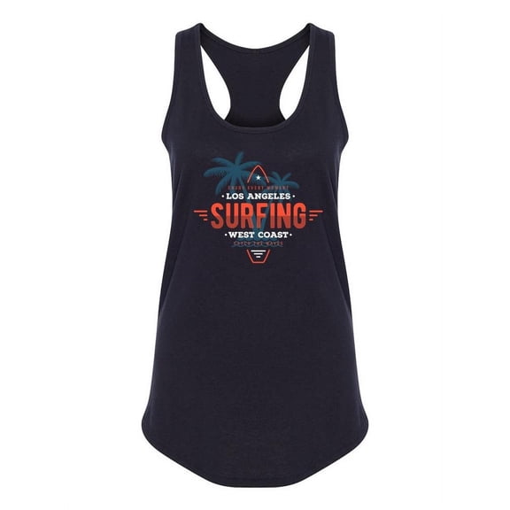 La Surfing Design Tank Women -Image by Shutterstock, Female Medium