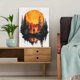 thumbnail image 5 of Qisvanset Framed Canvas Wall Art 12x16 Inch Faith Move Mountain Graphic Casual Tee Design Art, 5 of 5
