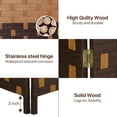 thumbnail image 3 of Dkelincs 4 Panel Room Dividers and Folding Privacy Screen Wooden Partition Wall Divider Portable Freestanding Privacy Wall, CM, 3 of 7
