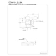 thumbnail image 2 of Kingston Brass CC44105K 1/2" FIP x 1/2" or 7/16" Slip Joint Quarter-Turn Angle Stop Valve with Flange, Oil Rubbed Bronze, 2 of 2