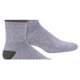 thumbnail image 3 of Timberland Marled Striped 2 Pairs Boot  Mens Socks Size OS, Color: Grey/Castle Rock, 3 of 3