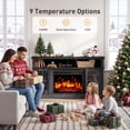 thumbnail image 5 of Electric Fireplace TV Stand for 75″ TVs Fireplace Entertainment Center TV Console Table with 23″ Fireplace, Holds up to 200 lbs, 5 of 11