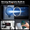 thumbnail image 6 of Phone Case for Samsung Galaxy S24 6.2 inches, 360° Rotatable Magnetic Ring Stand [Compatible with MagSafe] [Military Grade Protection] Shockproof Phone Covers for Women Men(Blue), 6 of 12