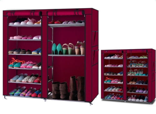 Shoe Rack Shelf Storage Closet Organizer Cabinet 6 Layer Bedroom Storage Holder 