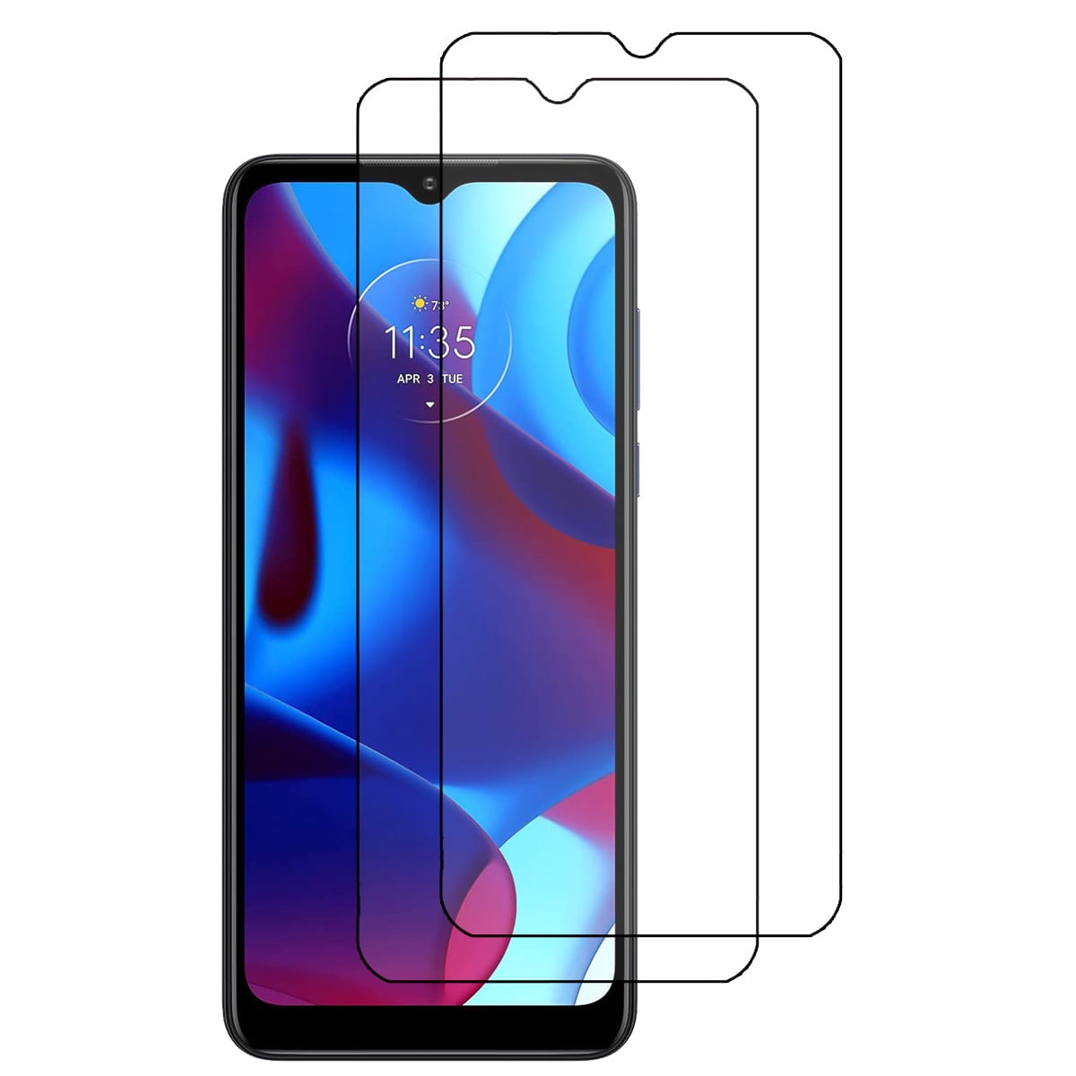 [2 Pack] Tempered Glass Screen Protector Frontier Protective Protector