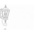thumbnail image 2 of Progress Lighting Crawford 3-Light Wall Lantern, Oil Rubbed Bronze, Clear Beveled Glass Panels, 2 of 2