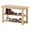 Off-White, variant on CONCETTA 27-In Bamboo Shoe Rack & Bench, 3-Tier 280 lb Capacity Storage Organizer for Entryway, Living Room, Balcony, Black