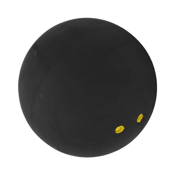 Yajisi 37mm Double Yellow Dot Squash Ball, Professional Competition & Training Rubber Ball, 2.8x2.8x2.0in