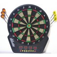 thumbnail image 1 of Tablero de dardos electrónico con pantalla de 4 LED Puntuación e informes automáticos en chino/inglés con fuente de alimentación Juego de máquinas de dardos, 1 of 4