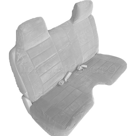 Blue Cameo Check - RSC US Automotive Grade A27 Chevy S10 GMC Sonoma S15 Bench Seat Covers Molded Headrest 5