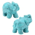 thumbnail image 4 of Stone Carved Hand-Carved Animal Elephant Crafts, Elephant Figurine, Decoration For Office For Home Collectible Decor Desk Ornametns, 4 of 7