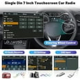 thumbnail image 4 of Podofo 7 in Single Din Car Stereo Radio Wireless Apple CarPlay Android Auto Mirror Link, 4 of 9
