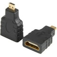 thumbnail image 1 of Gold-Plated HDMI Female to Micro HDMI Male Adapter Converter for Smartphone, Camera, Laptops, Tablets and Camcorders, 1 of 2