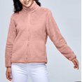 thumbnail image 2 of Niaviben Fleece Sweatshirts for Women Zip Up Sweatshirt Women Winter Hoodies for Women's Coats Women's Jacket Sweatshirts for Women Womens Zip Up Hoodies Pink L, 2 of 5