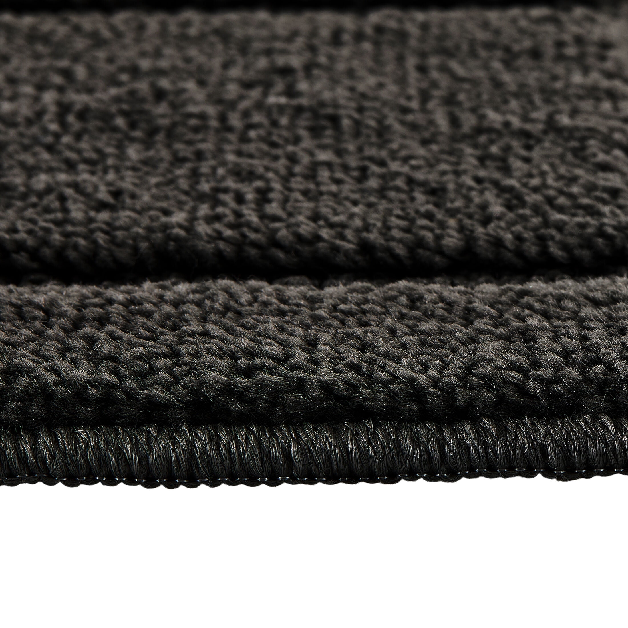 Mainstays Solid High Low Tufted Grid Dark Gray Indoor Area Rug, 9' x 12'