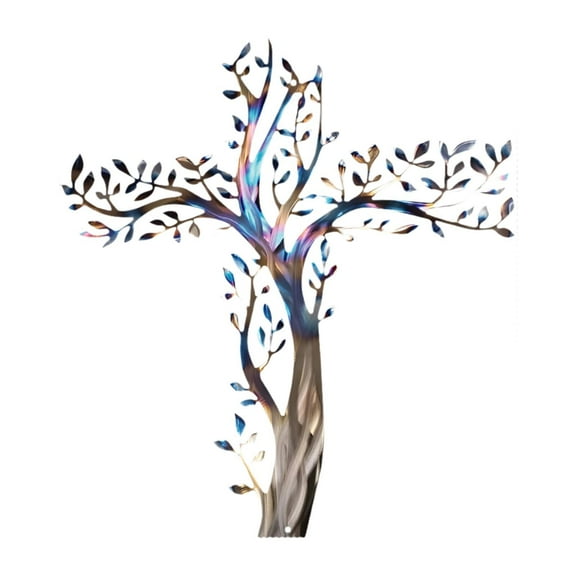 yotijay Tree Metal Wall Art Decor Hanging Wall Sculpture Housewarming Modern Home Decor