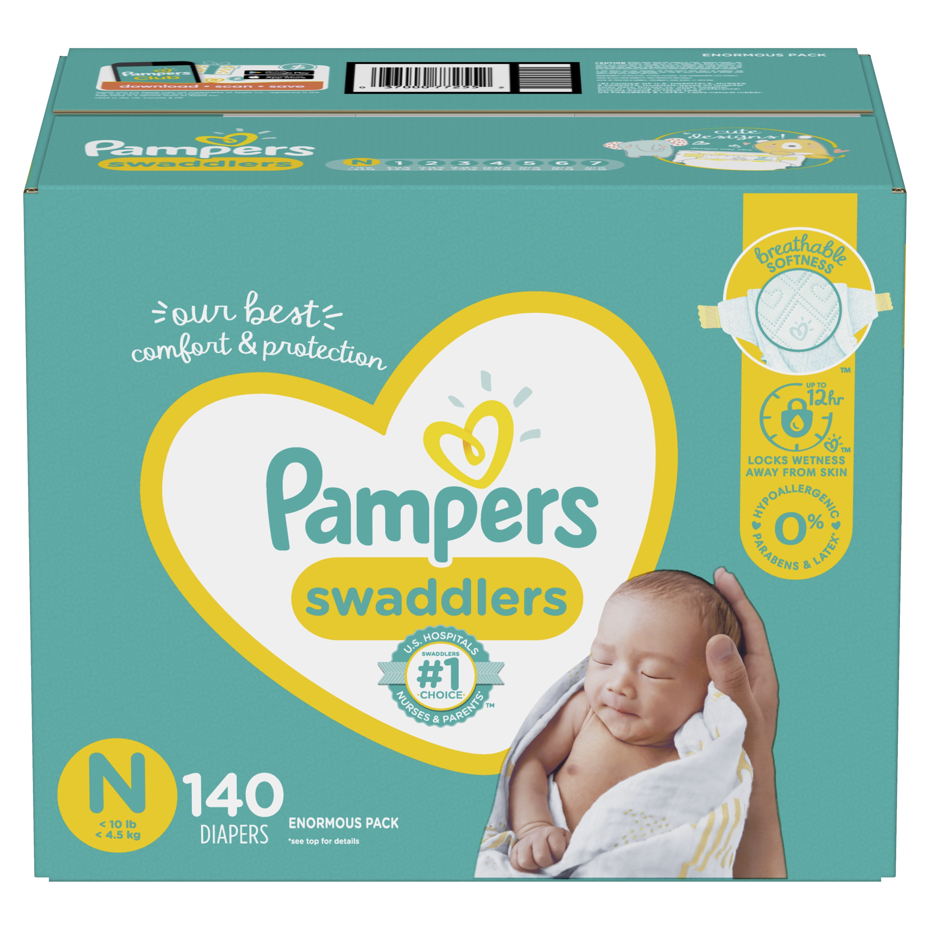 pampers swaddlers newborn walmart