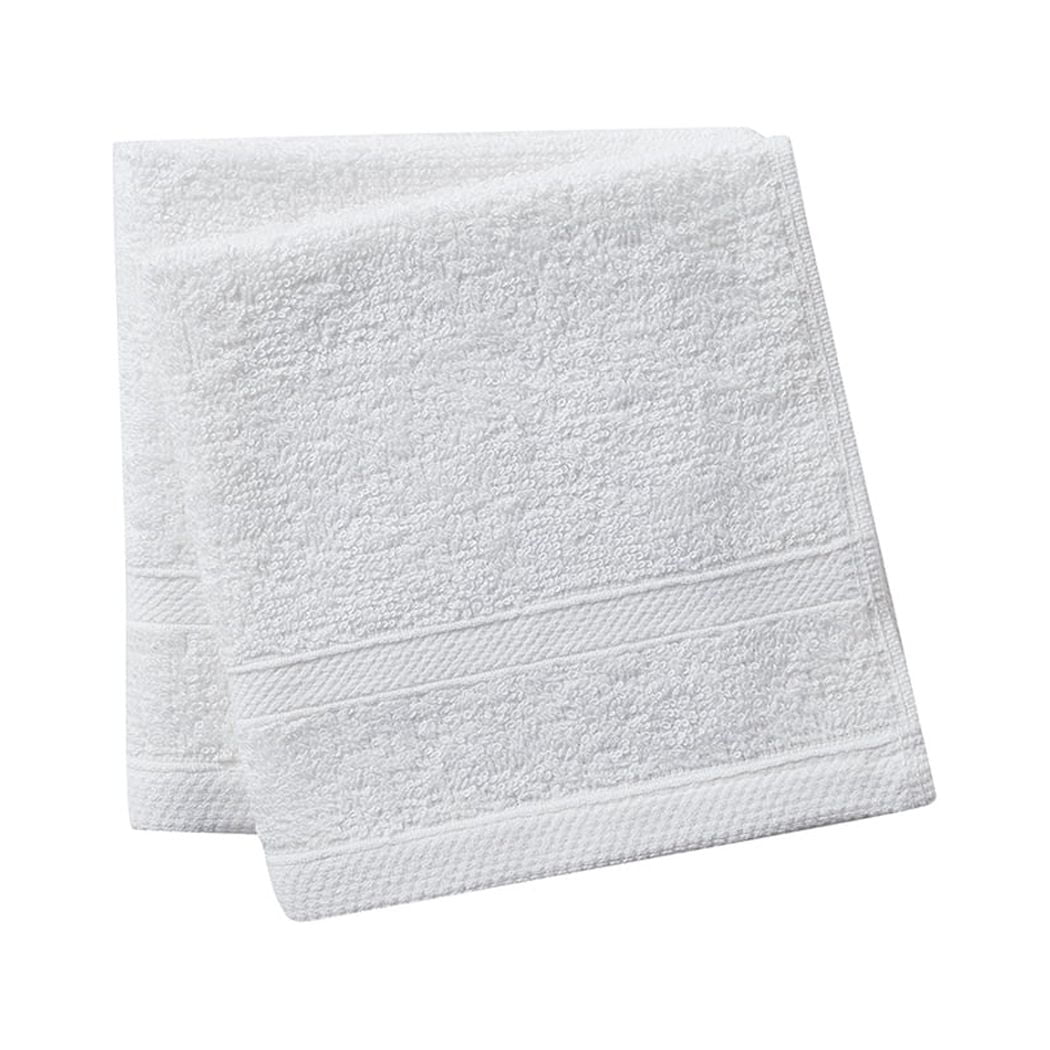 Clorox Bleach Friendly 12 Piece Washcloth Set, 12 x 12, White