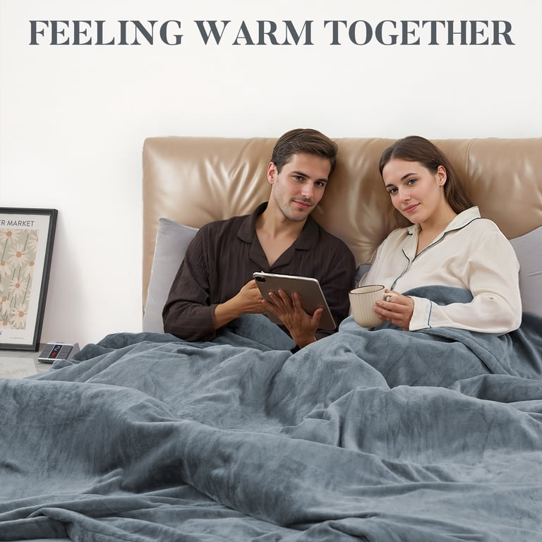 MaxKare Queen Electric Heated Blanket, Dual Control, 10 Heat Levels photo 5